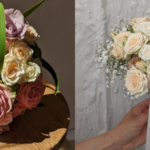 Which color of bridal bouquet fit which wedding dress?